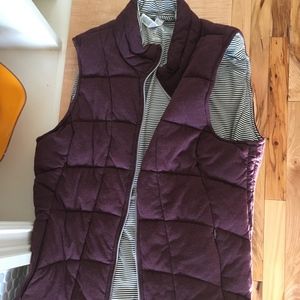 Marc New York Purple Striped Vest